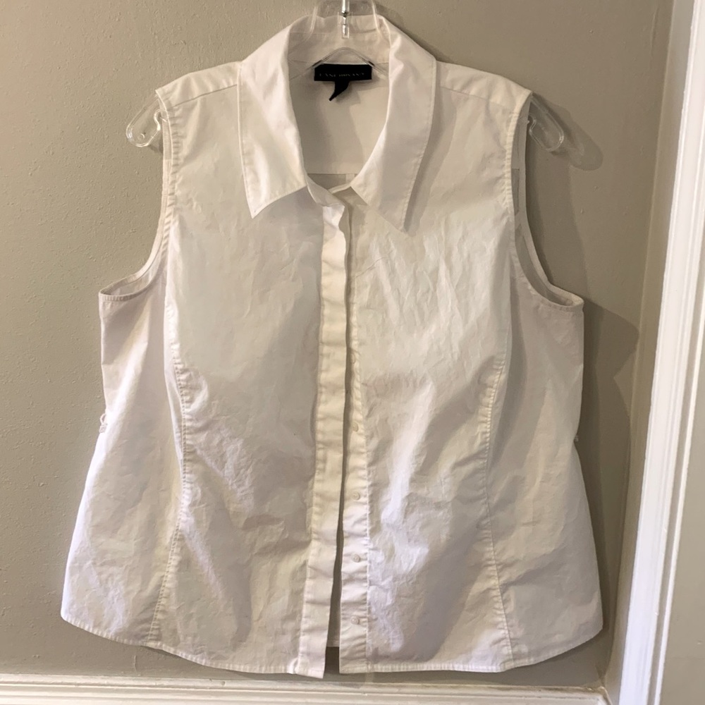 LANE BRYANT COLLARED TOP